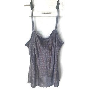 Mist layered tank top